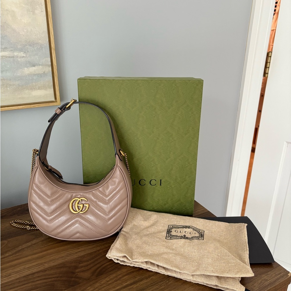 Gucci Maramont Shoulder Bag with Gold Accents - Picture 4 of 13